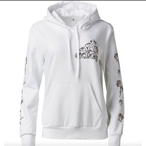 Adidas White Hoodie